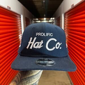 New Era Prolific Hat Co Big Homie Snapback Navy Hat OSFM